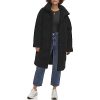 Women's Long Length Patchwork Quilted Teddy Coat