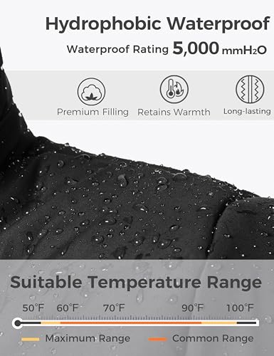 Women's Quilted Winter Coat Warm Puffer Jacket Thicken Parka with Removable Hood