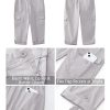 Cargo Capri Pants for Women High Waisted Relaxed Fit Elastic Knit Waist Casual Capris Trousers Cropped Pants