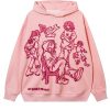 Men's Oversized Hoodie Pullover Unisex Graphic Sweatshirts Hoodies Casual Tunic Anime Streetwear Aesthetic Top