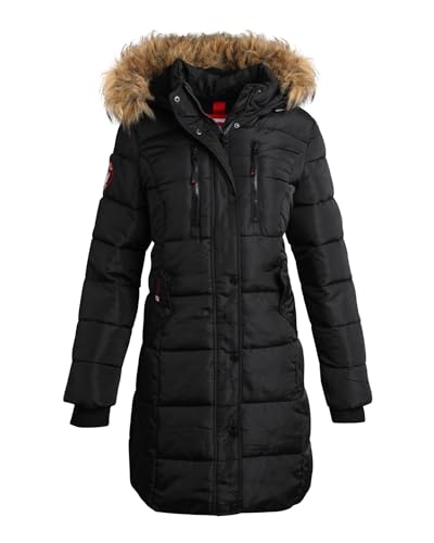 Women's Winter Jacket - Heavyweight Long Length Bubble Puffer Parka (S-3X)
