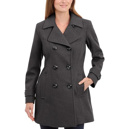Women's Classic Double Breasted Coat Plus Size