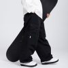 Womens Mens Baggy Ski Insulated Pants Waterproof Cargo Snow Pants Snowboard Outdoor Hiking Pants for Winter Sports
