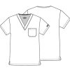 Scrub Set for Men & Women 3 Pockets, V-Neck Top 83706 and Natural Rise Drawstring Pant for Healthcare Heros 83006