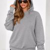 Hoodies for Women Oversized Pullover Sweatshirts 2025 Ruched Long Sleeve Casual Tops Fall Fashion Y2K Clothes