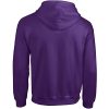 Heavy Blend Unisex Adult Full Zip Hooded Sweatshirt Top (M) (Purple)