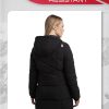 Women's Puffer Jacket - Cozy Hooded Long Puffer Jackets for Women with Hand Pockets - Soft Stretch Bubble Jacket S-XL