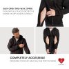 Dialysis Port Access Unisex Hoodie with Two way Arm Access Zip