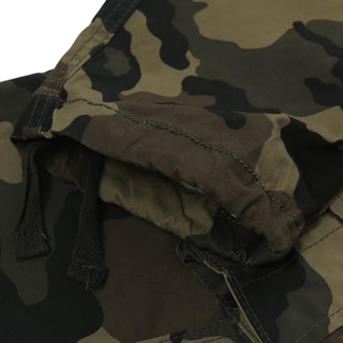 Women Mid-Rise Cargo Pants Heavy Cotton Casual Pants 8 Pockets Regular Fit/Plus Size Military Work Trousers