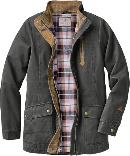Women's Shirt Jacket Long Sleeve Flannel Lined