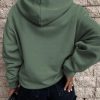 Women's Casual Hoodies Long Sleeve Solid Lightweight Pullover Tops Loose Sweatshirt with Pocket