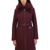 Women's Soft Shell Rain Coat with Exposed Zip Detail