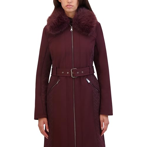 Women's Soft Shell Rain Coat with Exposed Zip Detail
