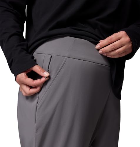 Womens All Seasons Slim Pull-On Pant, City Grey, 1X