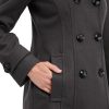 Women's Classic Double Breasted Coat Plus Size
