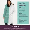 Women's Chelsea Waterproof Down Rain Coat, Fill Power 700