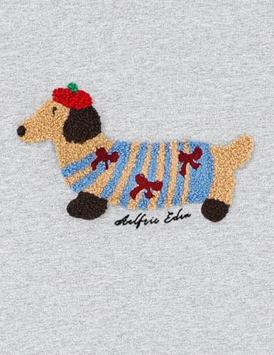 Mens Oversized Graphic Tees Dog Embroidery Casual Women Tshirts Short Sleeve Top Cotton Cute Tee Shirt