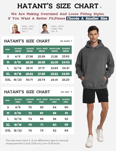 Hoodies for Men Heavyweight Fleece Sweatshirts Mens Acid Wash Athletic Hoodie Oversized Matching Pullover for Couples