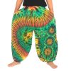 Men's Women's Tie Dye Harem Balloon Pants – Wide Leg, Loose Fit, Elasticated Waistband, Lounge Wear