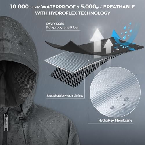 HydroSense Essential Waterproof Rain Suit for Men and Women, Lightweight, Durable Outdoor Gear for Fishing, Hiking