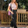 Yoga Pants Women Wide Leg Pants with Pockets High Waist Stretch Dress Casual Sweatpants Petite/Regular/Tall
