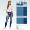 Luscious Curvy Bootcut Jeans for Women Mid-Rise Insta Stretch Denim, Size Inclusive Juniors Jeans, Sizes 0 to 24