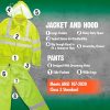 Class 3 Hi-Vis Rain Suit - Waterproof Rain Jacket & Pants | Heavy Duty Rain Gear for Men and Women | Lightweight, Reflective