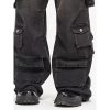 Men's Baggy Jeans Y2k Goth Wide Leg with Multiple Pockets Women Fashion 90s Hiphop Cargo Pants Y2k Harajuku Streetwear